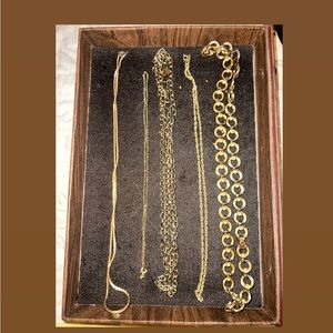 Simple Gold & Silver Chains